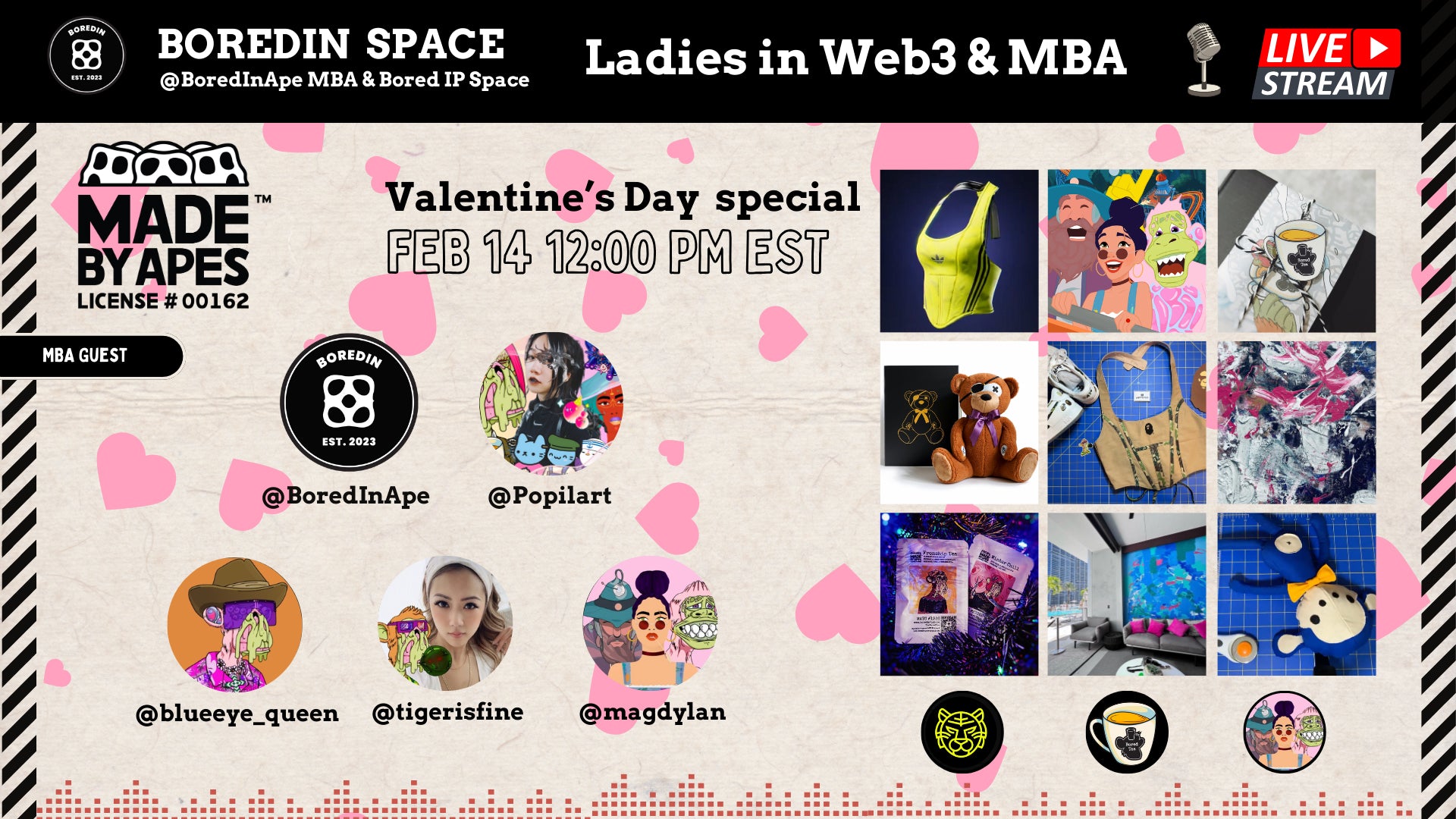Load video: BoredIn Live Ladies in Web3 &amp; MBA ️